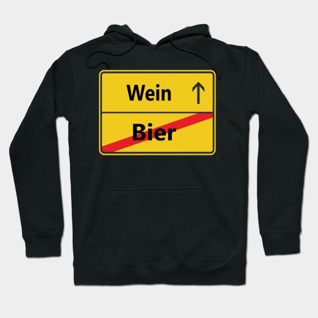 Bier? Wein! Hoodie by NT85